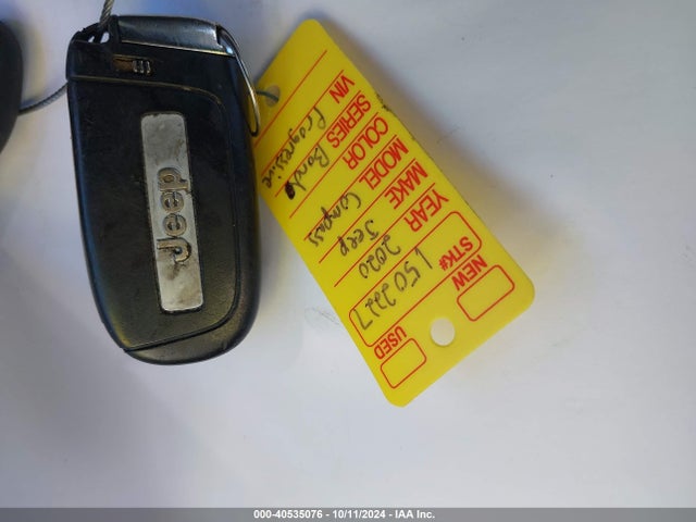 3C4NJCAB0LT122921 Jeep Compass Sport Fwd