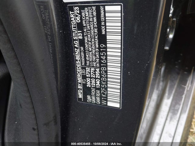W1KZF5KB6PB164519 Mercedes-Benz E 450 4matic