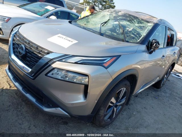 JN8BT3DD6NW277999 Nissan Rogue Platinum Intelligent Awd