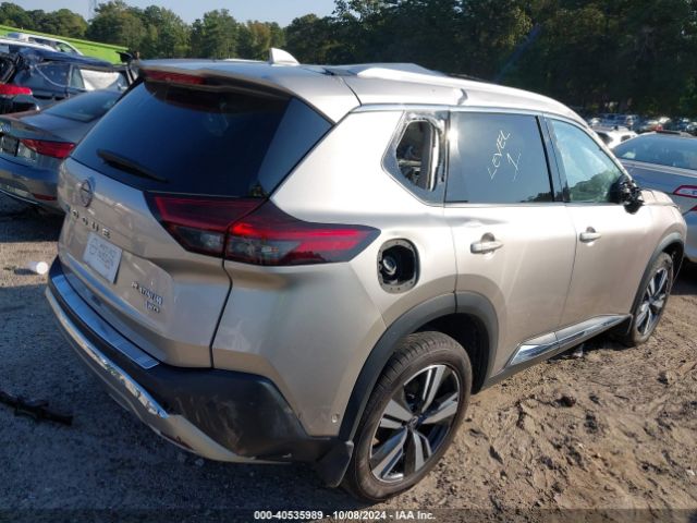 JN8BT3DD6NW277999 Nissan Rogue Platinum Intelligent Awd
