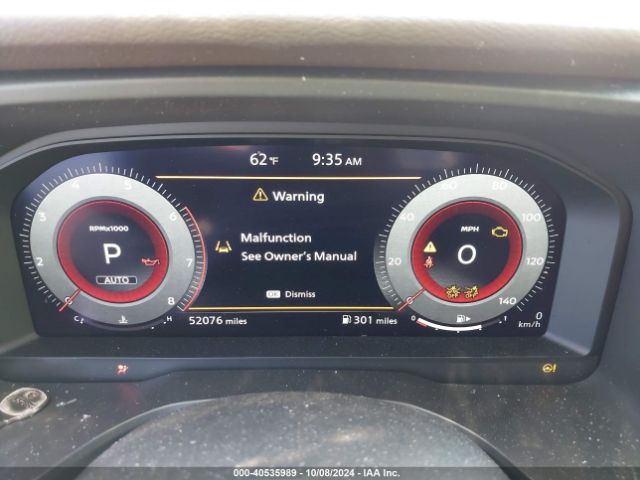 JN8BT3DD6NW277999 Nissan Rogue Platinum Intelligent Awd