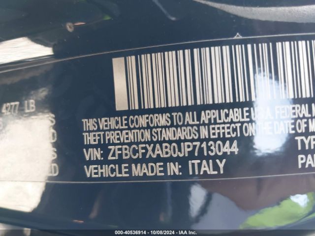 2018 FIAT 500X ZFBCFXAB0JP713044 Photo 8