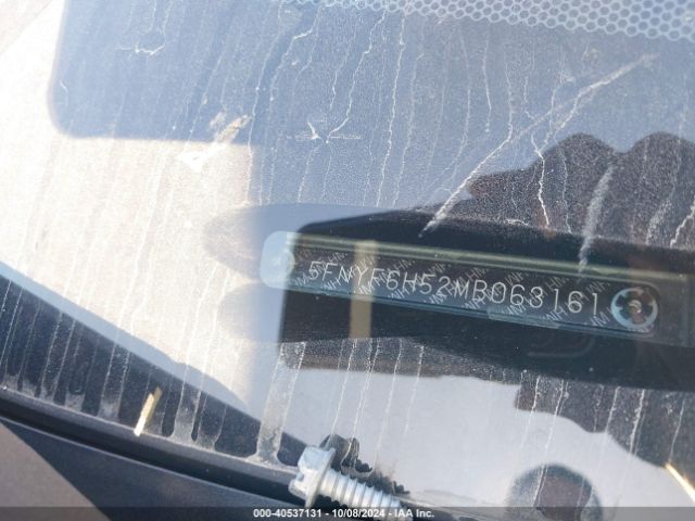 5FNYF6H52MB063161 Honda Pilot Awd Ex-l