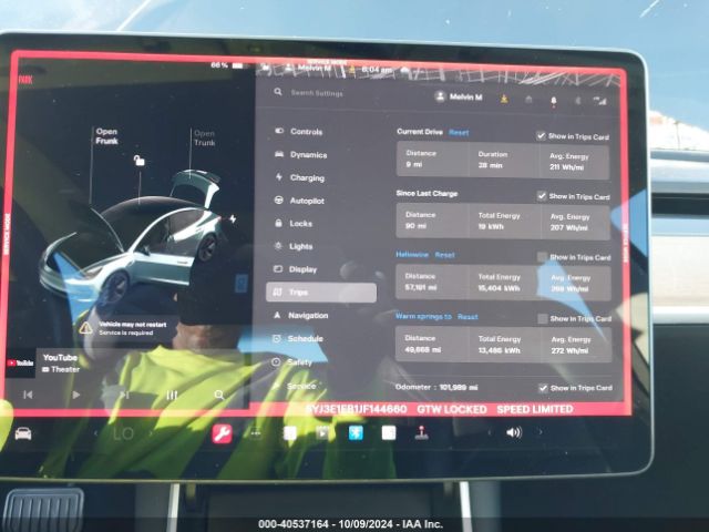 5YJ3E1EB1JF144660 Tesla Model 3 Long Range/performance