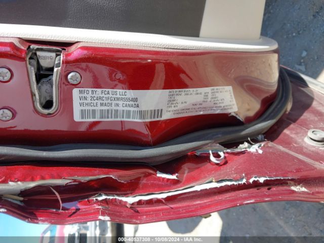2C4RC1FGXMR555400 Chrysler Pacifica Touring