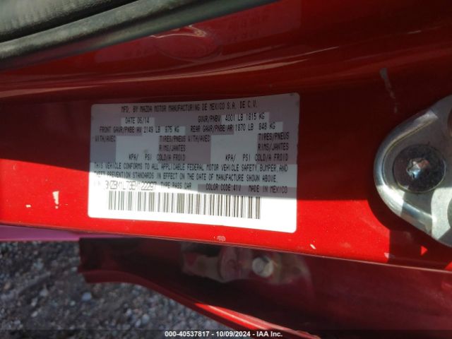 3MZBM1L73EM122297 Mazda Mazda3 I Touring
