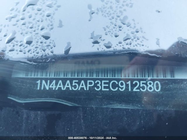 1N4AA5AP3EC912580 Nissan Maxima 3.5 Sv