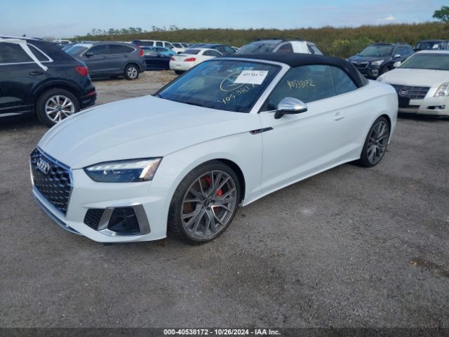 2023 AUDI S5 CABRIOLET WAUW4GF58PN007413 Photo 1