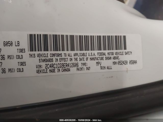 2C4RC1CG9ER412606 Chrysler Town & Country Touring-l