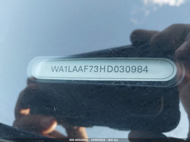 WA1LAAF73HD030984 Audi Q7 3.0t Premium