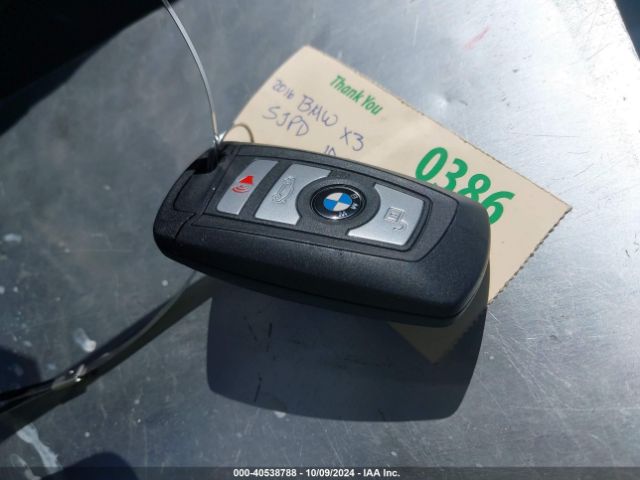2016 BMW X3 5UXWX9C50G0D80339 Photo 10