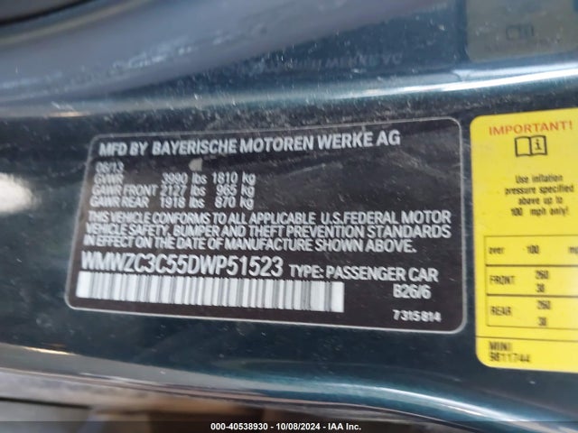 2013 MINI COUNTRYMAN WMWZC3C55DWP51523 Photo 8