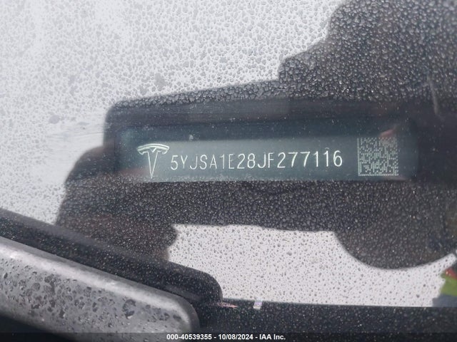 2018 TESLA MODEL S 5YJSA1E28JF277116 Photo 8