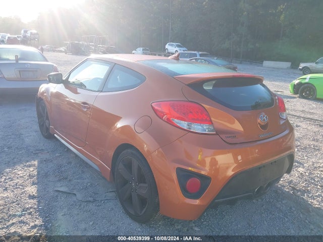 Hyundai Veloster Turbo W/black 2014 KMHTC6AE2EU186573 Image 3