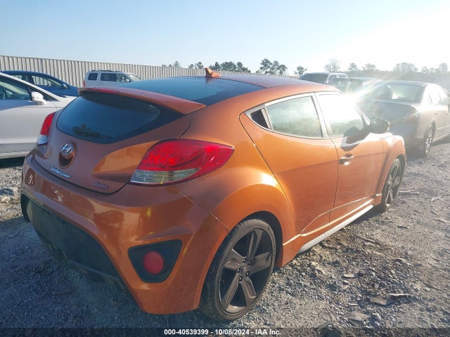 Hyundai Veloster Turbo W/black 2014 KMHTC6AE2EU186573 Image 4