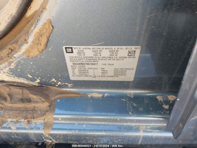 3GCUKREC7EG135417 Chevrolet Silverado 1500 2lt