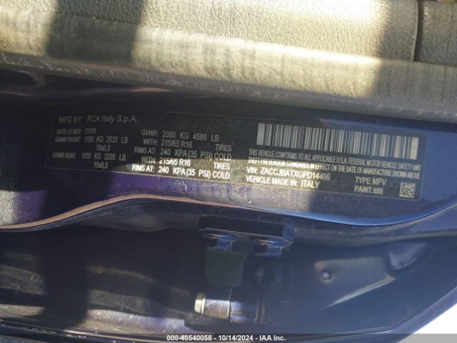 ZACCJBATXGPD14466 Jeep Renegade Sport