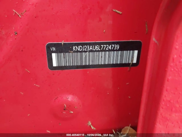 KIA SOUL LX 2020 KNDJ23AU6L7724739 Image 9
