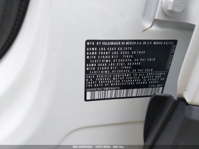 3VV5X7B27RM098674 Volkswagen Taos 1.5t S