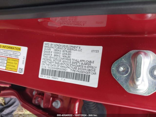 19UDE4H68RA006821 Acura Integra A-spec W/ Technology