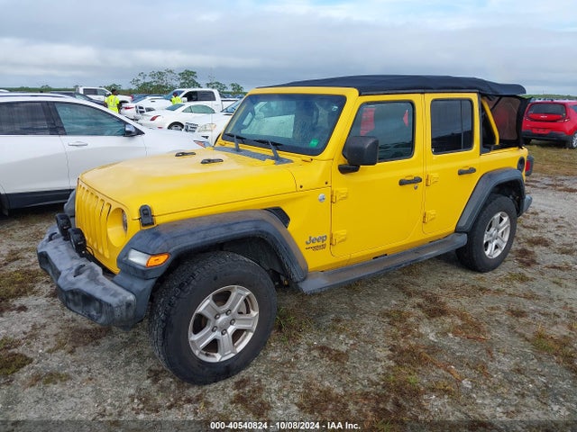 40540824 :رقم المزاد ، 1C4HJXDG6JW297614 vin ، 2018 Jeep Wrangler Unlimited Sport S 4x4 مزاد بيع