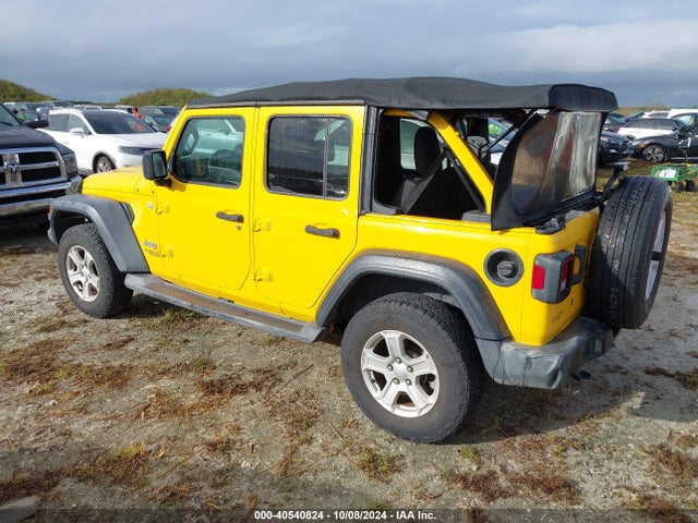 40540824 :رقم المزاد ، 1C4HJXDG6JW297614 vin ، 2018 Jeep Wrangler Unlimited Sport S 4x4 مزاد بيع