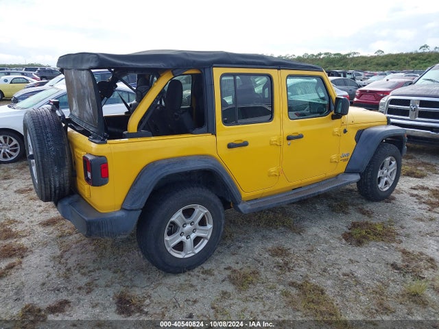 40540824 :رقم المزاد ، 1C4HJXDG6JW297614 vin ، 2018 Jeep Wrangler Unlimited Sport S 4x4 مزاد بيع
