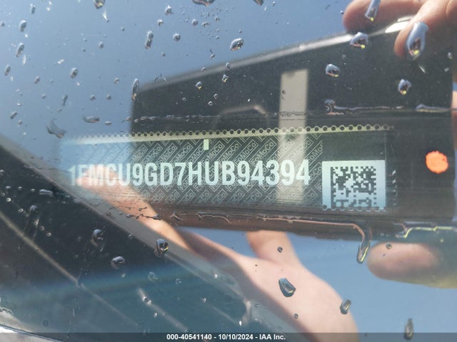 Ford ESCAPE SE 2017 1FMCU9GD7HUB94394 Image 9