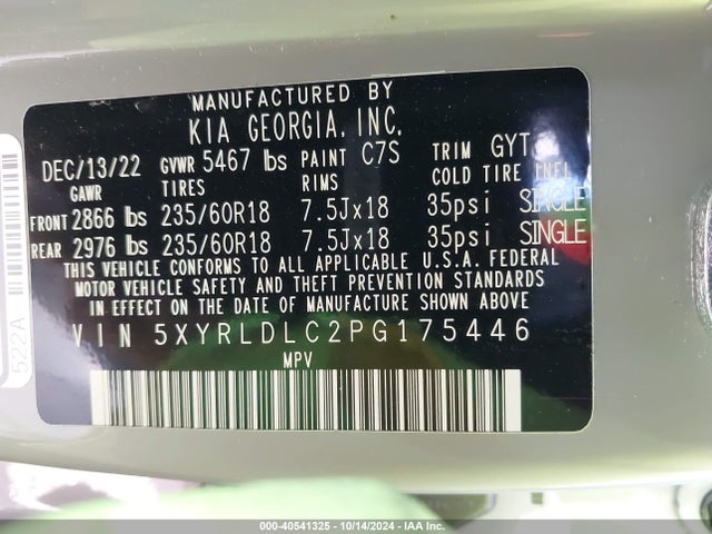 KIA Sorento X-line S 2023 5XYRLDLC2PG175446 Image 9