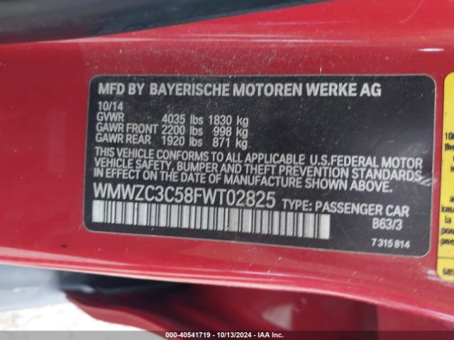 WMWZC3C58FWT02825 Mini Countryman Cooper S