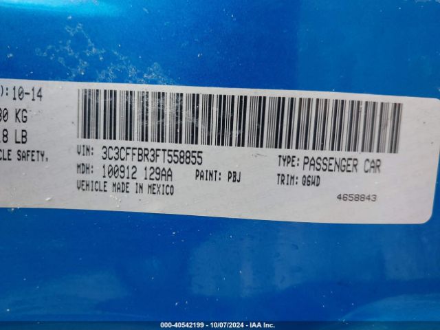 2015 FIAT 500 3C3CFFBR3FT558855 Photo 8