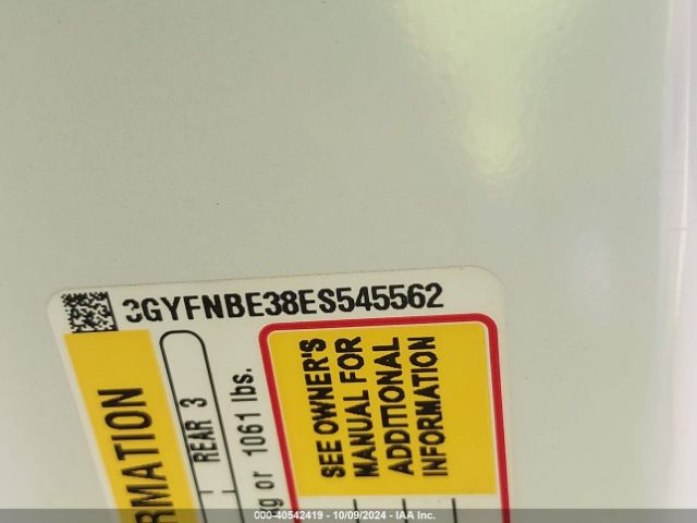 3GYFNBE38ES545562 Cadillac Srx Luxury Collection