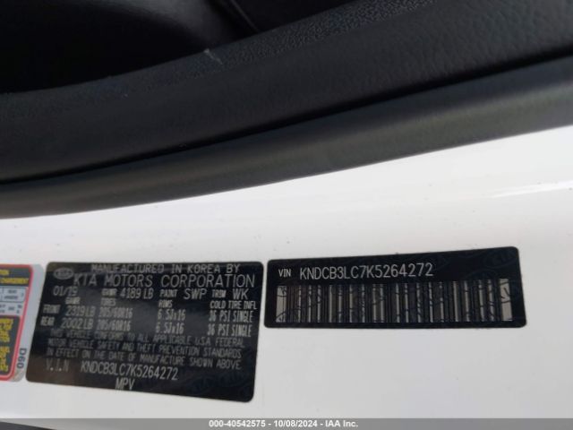 KNDCB3LC7K5264272 KIA NIRO LX