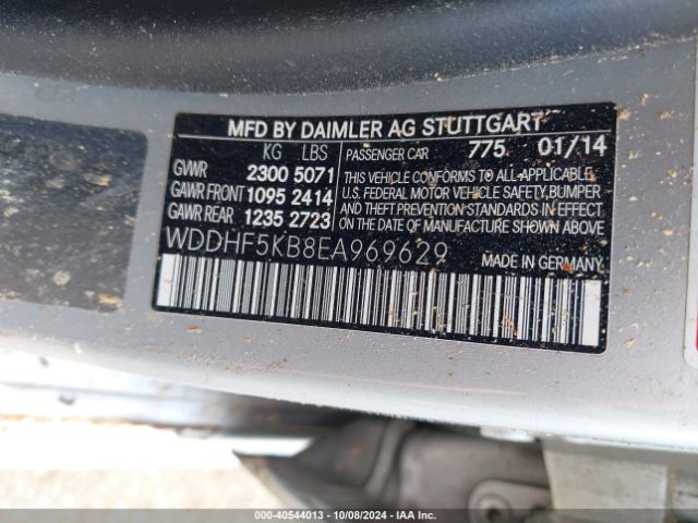 WDDHF5KB8EA969629 Mercedes-Benz E 350
