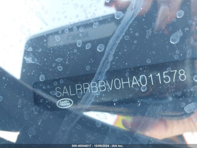 SALRRBBV0HA011578 Land Rover Discovery Hse