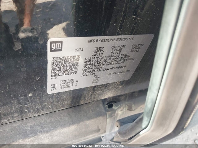 Chevrolet Tahoe 2wd Ls 2024 1GNSCMKD9RR188928 Image 9
