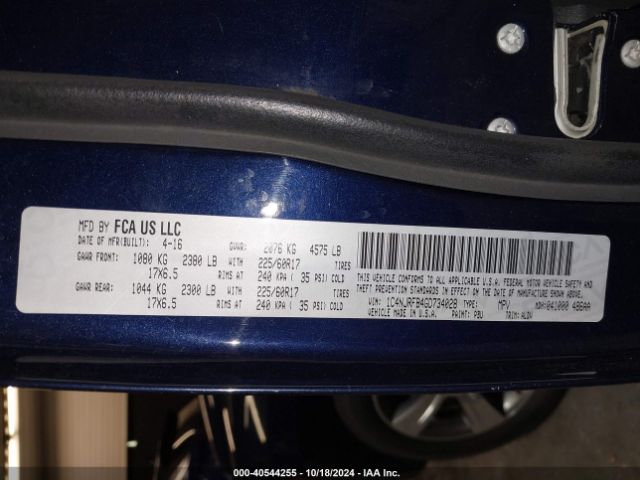 1C4NJRFB4GD734028 Jeep Patriot High Altitude Edition