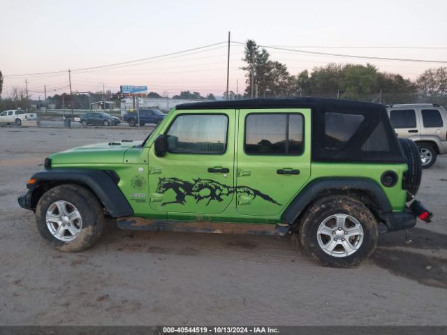 1C4HJXDG4JW238447 Jeep Wrangler Unlimited Sport S 4x4