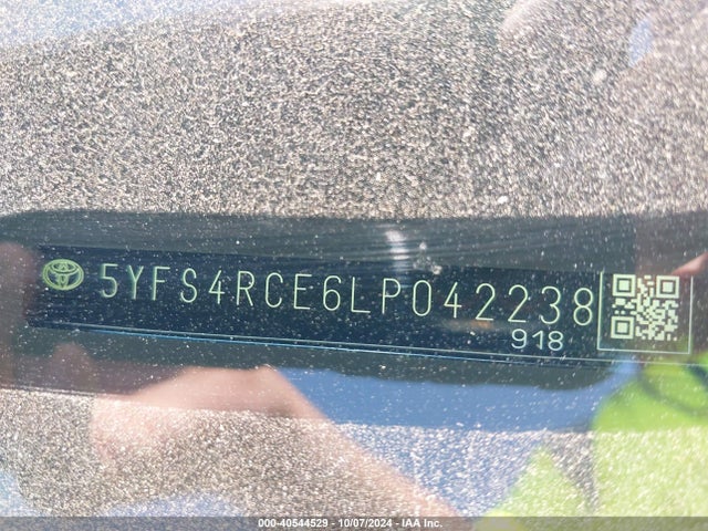 Toyota COROLLA SE 2020 5YFS4RCE6LP042238 Image 18