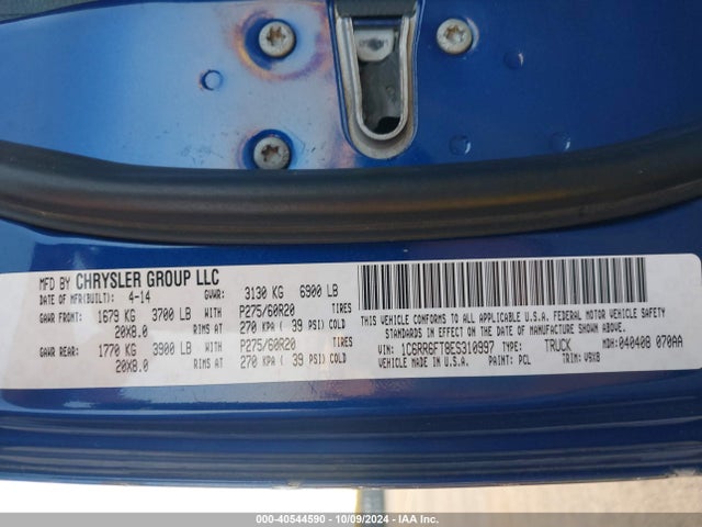 RAM 1500 Express 2014 1C6RR6FT8ES310997 Image 9