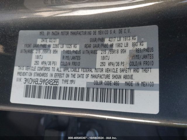 3MVDMABL5MM246255 Mazda Cx-30 Select