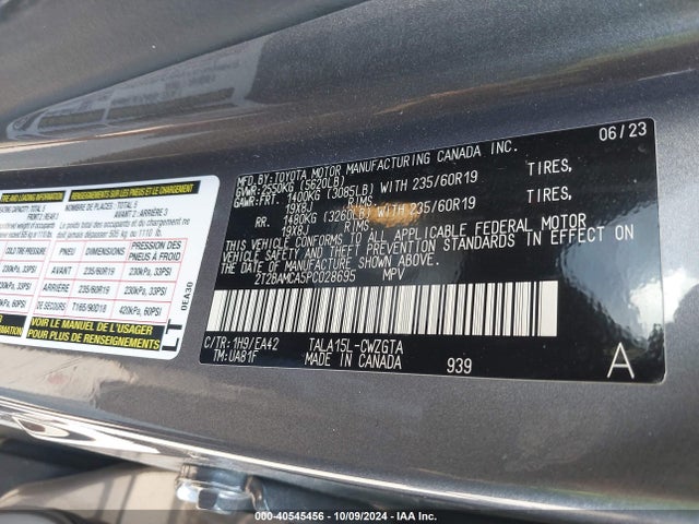 Lexus Rx 350 Premium 2023 2T2BAMCA5PC028695 Image 9
