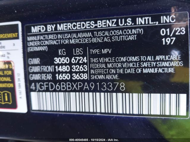 4JGFD6BBXPA913378 Mercedes-Benz Amg Gle 53 Coupe 4matic