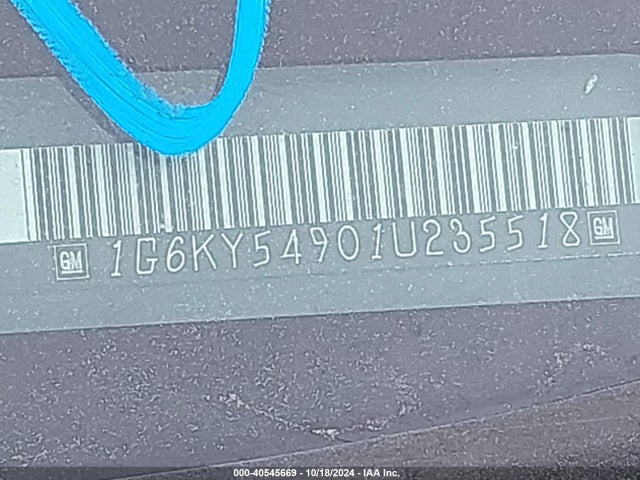 2001 CADILLAC SEVILLE 1G6KY54901U235518 Photo 8