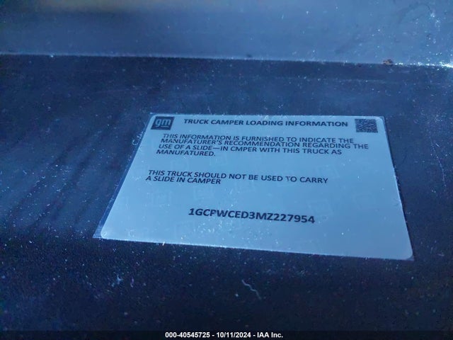 1GCPWDED3MZ426783 Chevrolet Silverado 1500 2wd  Short Bed Rst
