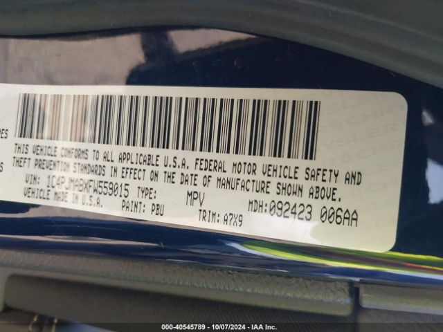 1C4PJMABXFW559015 Jeep Cherokee Sport
