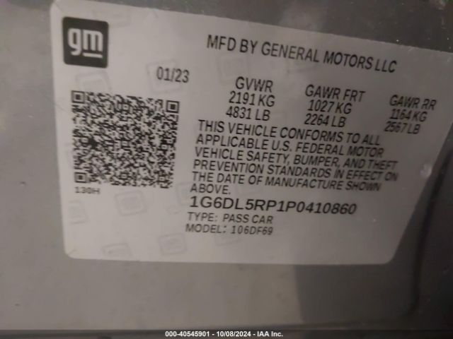 2023 CADILLAC CT4-V 1G6DL5RP1P0410860 Photo 8