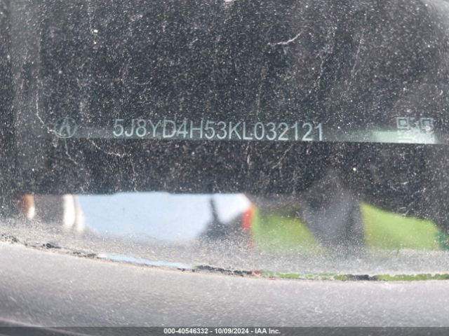 5J8YD4H53KL032121 Acura Mdx Tech Pkg