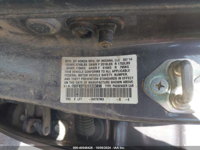 19XFB2F52EE223898 Honda Civic Lx