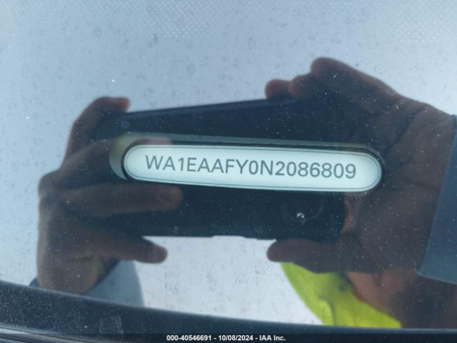 WA1EAAFY0N2086809 Audi Q5 Premium Plus 45 Tfsi S Line Quattro S Tronic